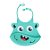 Babador De Silicone Papi Monstrinhos Baby Com Bolso - Verde Água - Imagem 1